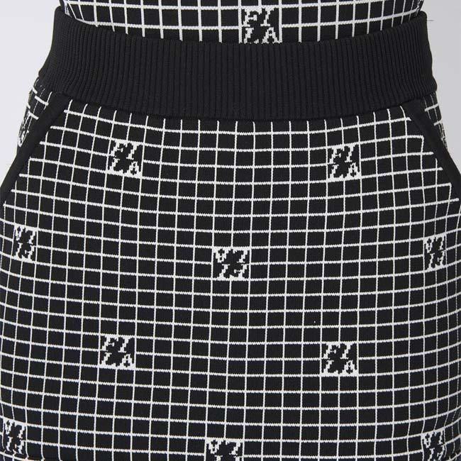 売切りセール！在庫処分特価 日本サイズ FILA(フィラ) 2023 SS レディース チェック ニットスカート 753-343(23y3mゴルフ) |  | 05