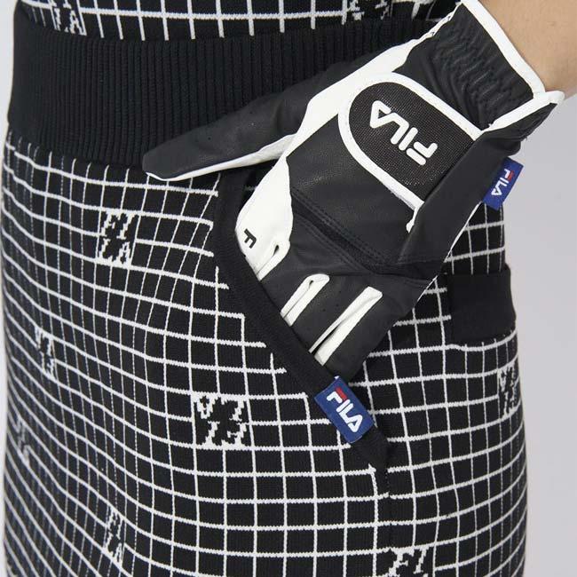 売切りセール！在庫処分特価 日本サイズ FILA(フィラ) 2023 SS レディース チェック ニットスカート 753-343(23y3mゴルフ) |  | 06