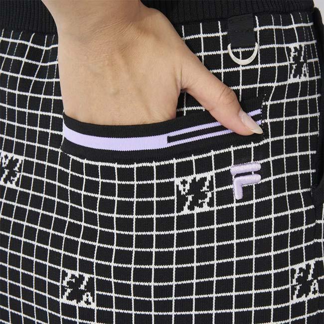 売切りセール！在庫処分特価 日本サイズ FILA(フィラ) 2023 SS レディース チェック ニットスカート 753-343(23y3mゴルフ) |  | 07