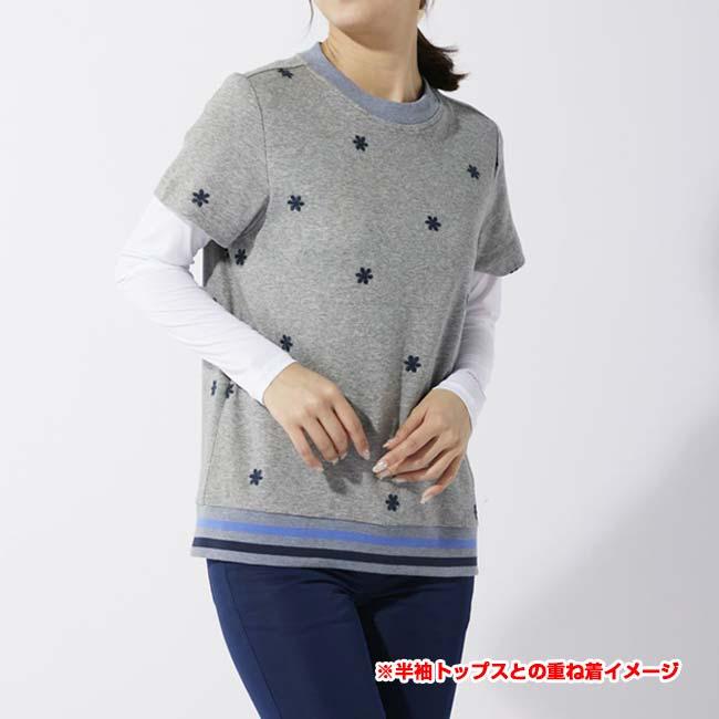 日本サイズ marie claire(マリ・クレール) 2024 SS レディース メッシュ切り替え 長袖インナーシャツ 吸汗速乾 UVカット 接触冷感 714-982(24y4m) |  | 07