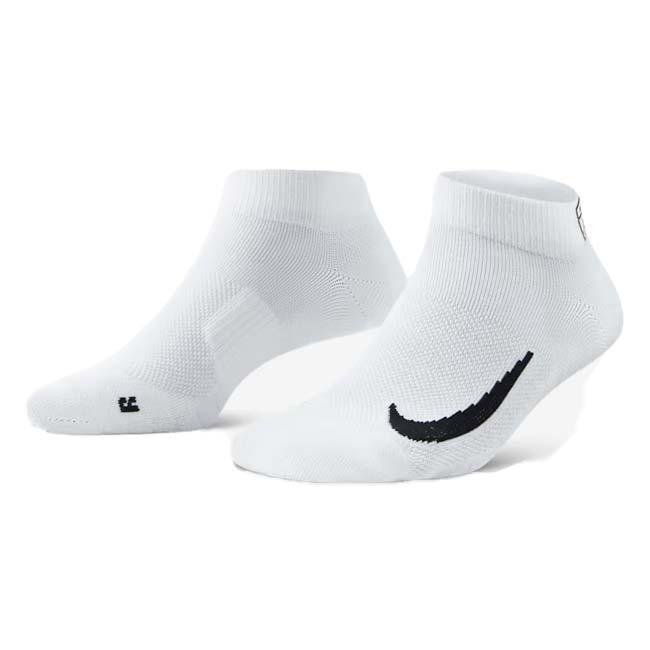 2足組 ナイキ(NIKE) ユニセックス マルチプライヤー ロー Dri-FIT ゴルフ クォーター ソックス CV2617-100 ホワイト×ブラック(26y1m) | NIKE