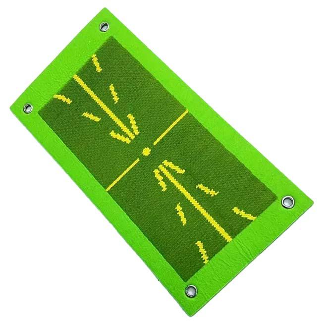 ゴルフスイングの上達に   ゴルフスイング練習パッド スイング軌道パッド ターフチェック ターフマット 25×47.5cm TE899998(24y5m) |  | 01