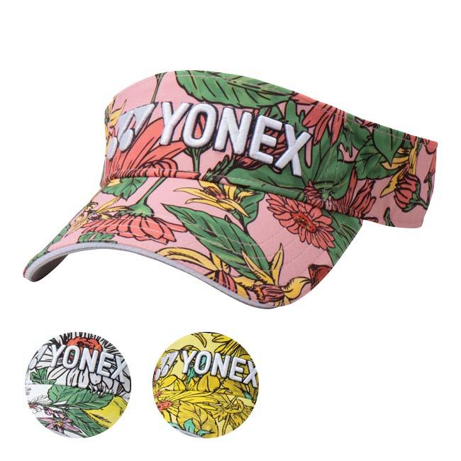 売切り終了 ヨネックス(YONEX) 2023 ユニセックス プリント柄 サンバイザー GCT102(23y4mゴルフ) | YONEX