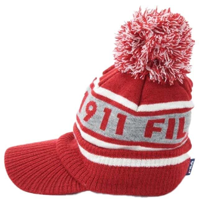在庫処分特価 FILA(フィラ) 2023 FW レディース ツバ付き ニットキャップ ビーニー ニット帽 793-908(23y9m) | FILA | 10