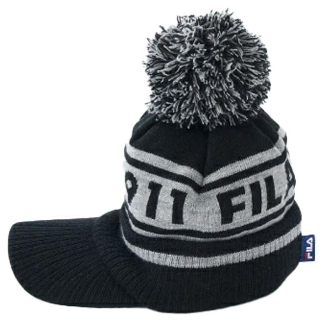 在庫処分特価 FILA(フィラ) 2023 FW レディース ツバ付き ニットキャップ ビーニー ニット帽 793-908(23y9m) | FILA | 07