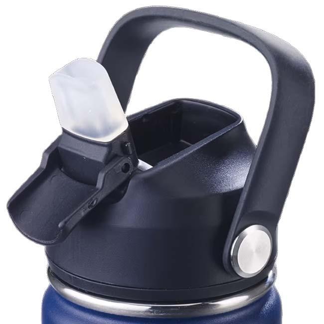 保温保冷兼用 バボラ(Babolat) Isothermal Bottle アイソサーマルボトル ステンレス製 ストローボトル ハンドル付き 750ml 720014-136 ネイビー(25y6m) | Babolat | 02