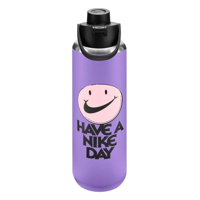 保冷専用直飲みタイプ ナイキ(NIKE) ステンレススチール リチャージチャグボトル 携帯用魔法瓶 32oz (950ml) 水筒 HY2023-510 スペースパープル×BK(26y7m) | NIKE