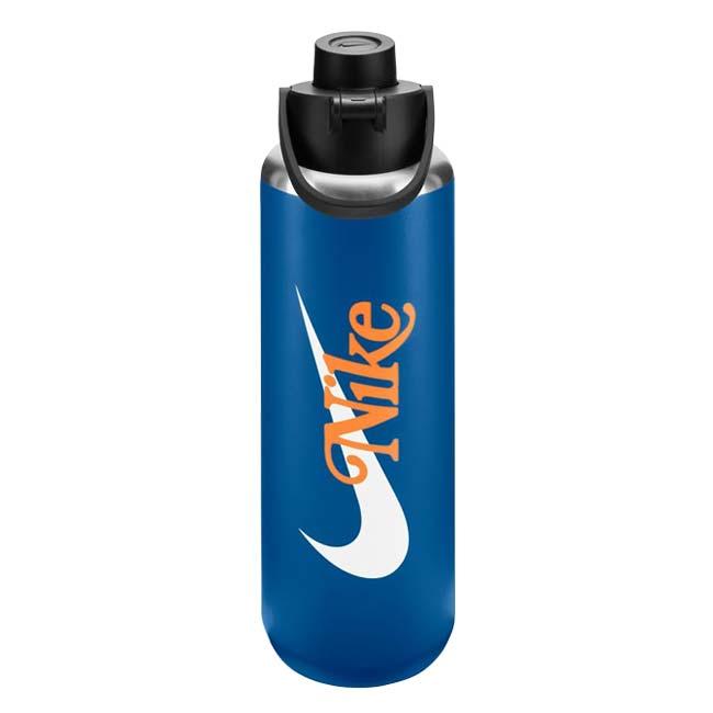 保冷専用直飲みタイプ ナイキ(NIKE) ステンレススチール リチャージチャグボトル 携帯用魔法瓶 32oz(950ml) 水筒 HY2023-428 ブルージェイ×ブラック(26y7m) | NIKE
