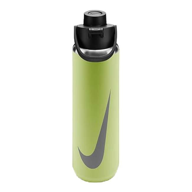 保冷専用直飲みタイプ ナイキ(NIKE) ステンレススチール リチャージチャグボトル 携帯用魔法瓶 24oz (700ml) 水筒 HY2020-362 LTリキッドライム×BK(26y1m) | NIKE