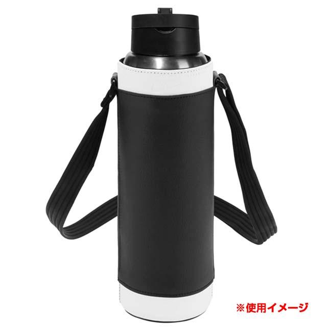 ナイキ(NIKE) プレミアム ボトルキャリアー 水筒ケース ボトルケース 水筒カバー HY9003-091ブラック×ホワイト(25y4m) | NIKE | 05