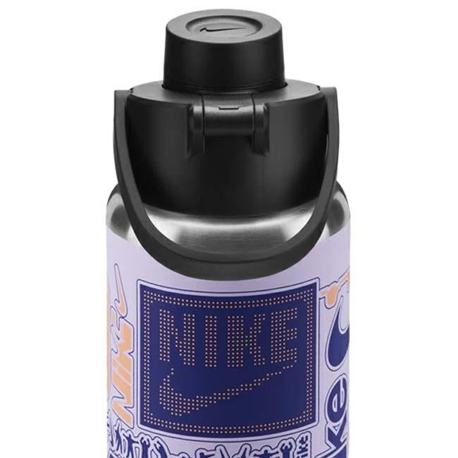 保冷専用 ナイキ(NIKE) リチャージ チャグボトル グラフィック ステンレススチール 24オンス (700ml) 水筒 N1007629／HY2018-520ハイドランジア×BK(25y1m) | NIKE | 02