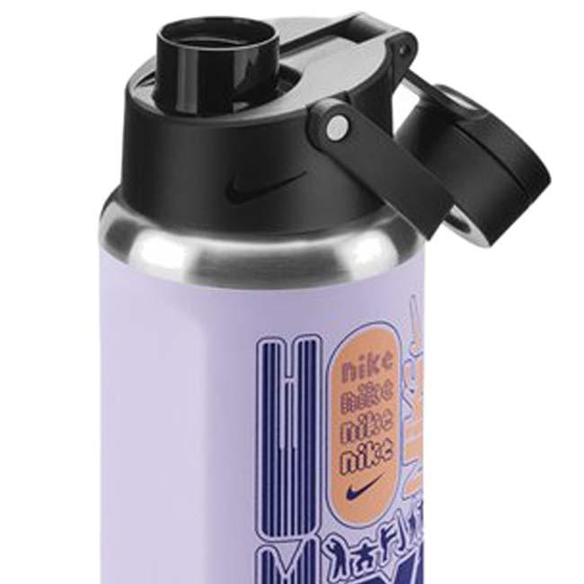 保冷専用 ナイキ(NIKE) リチャージ チャグボトル グラフィック ステンレススチール 24オンス (700ml) 水筒 N1007629／HY2018-520ハイドランジア×BK(25y1m) | NIKE | 03
