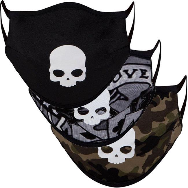 売切り終了！超特価  ハイドロゲン(HYDROGEN) 2020 ユニセックス スカルプリント入りファッションマスク 洗えるマスク A20812(20y11m) | HYDROGEN