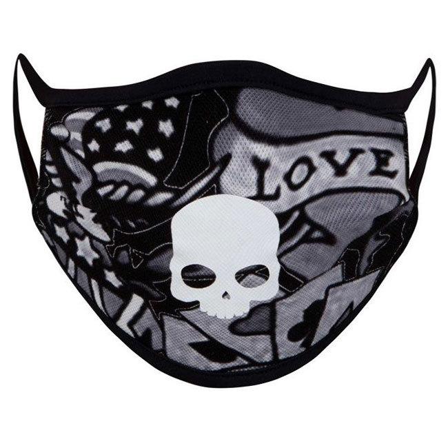 売切り終了！超特価  ハイドロゲン(HYDROGEN) 2020 ユニセックス スカルプリント入りファッションマスク 洗えるマスク A20812(20y11m) | HYDROGEN | 04