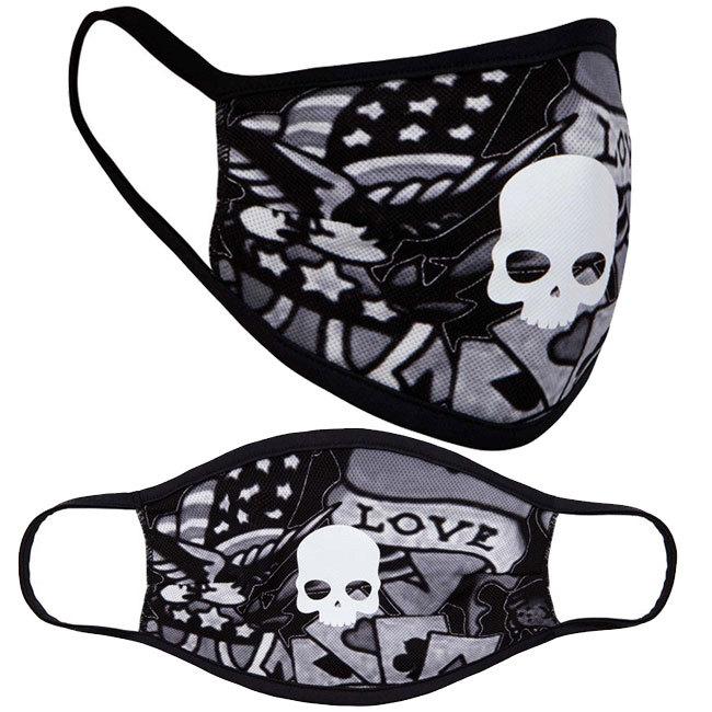 売切り終了！超特価  ハイドロゲン(HYDROGEN) 2020 ユニセックス スカルプリント入りファッションマスク 洗えるマスク A20812(20y11m) | HYDROGEN | 05