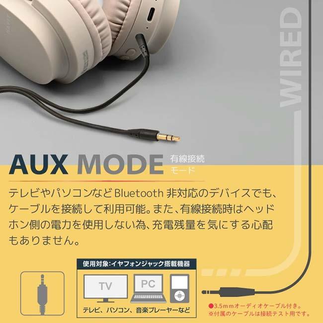 サイズ調整可能 ハック(HAC) ワイヤレスヘッドホン HAVIT GROOVER ハビットグルーヴァ― Bluetooth5.4 有線対応 HAC2-0400(25y12m)【LI電含】 |  | 12