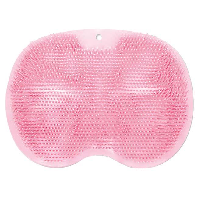 届きにくい足指まですみずみ爽快ケア ハック(HAC) フットリフレッシュブラシ 3D立体構造 フック穴付き HAC5152 ピンク(25y12m) |  | 01