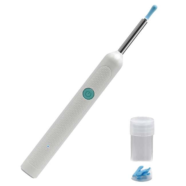 耳の中を確認しながらケアできる ハック(HAC) カメラ付きスマート耳かき イヤーピーク LED付き小型カメラ内蔵 HAC4981A ホワイト(25y12m) |  | 01