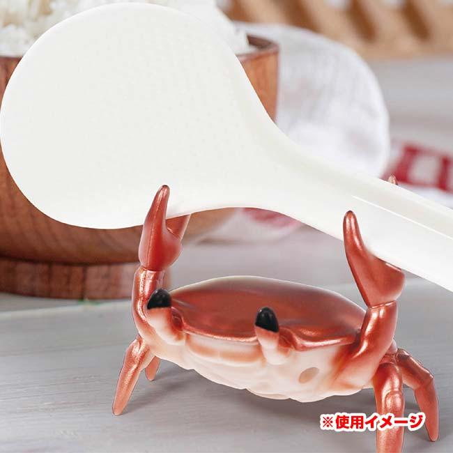 お箸やフォークも置ける ハック(HAC) カニ型カップラーメンタイマー