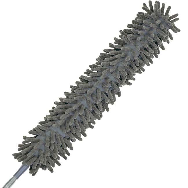 手の届かないところも簡単お掃除 ハック(HAC) 曲がって伸びる 洗えるモップ 全長139cm 水洗い可能 乾漆両用 HAC4975 グレー(25y9m) |  | 01