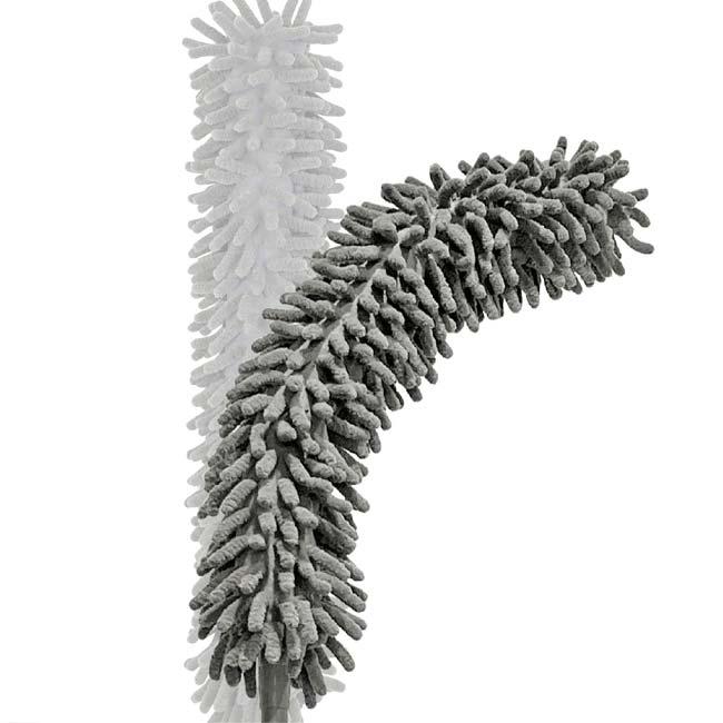 手の届かないところも簡単お掃除 ハック(HAC) 曲がって伸びる 洗えるモップ 全長139cm 水洗い可能 乾漆両用 HAC4975 グレー(25y9m) |  | 02