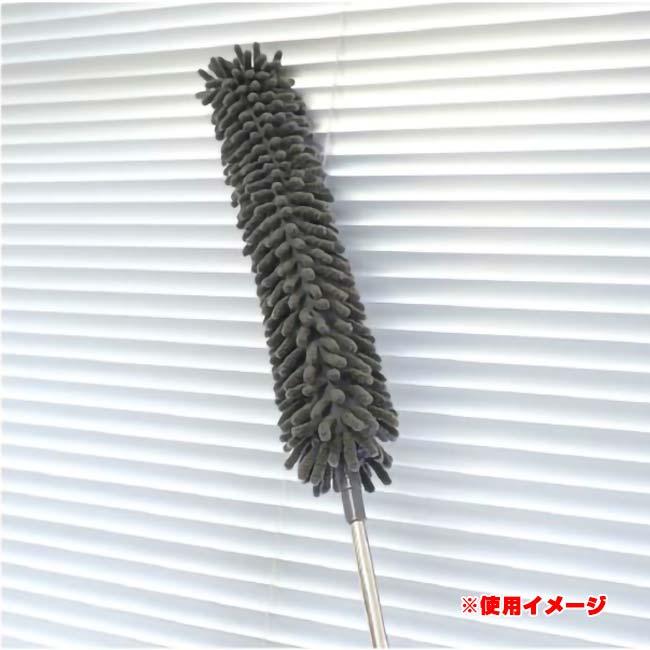 手の届かないところも簡単お掃除 ハック(HAC) 曲がって伸びる 洗えるモップ 全長139cm 水洗い可能 乾漆両用 HAC4975 グレー(25y9m) |  | 04