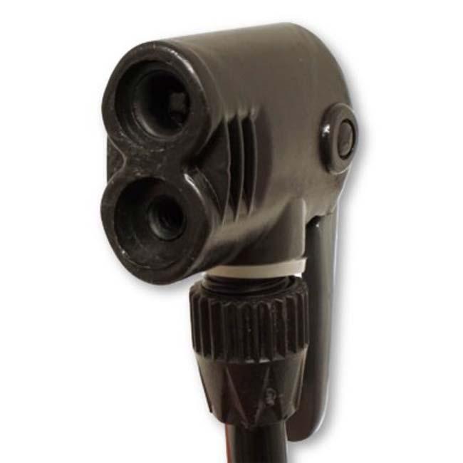 浮き輪・ボールにも ハック(HAC) アタッチメント付き 自転車用空気入れ 最大充填9気圧 各種バルブ対応 HAC2388-ブラック(24y6m) |  | 01