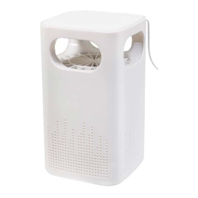 置くだけ簡単＆省エネで蚊を捕獲 ハック(HAC) 吸引式 エコロジー スクエア 蚊取りファン USB給電式 HAC4031A-ホワイト(24y6m) | 