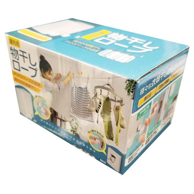 部屋干しのスペース不足問題が解決 HAC(ハック) 室内用 物干しロープ コンパクト設計 ロープ長4.2m HAC3697-ホワイト(23y6m) |  | 08