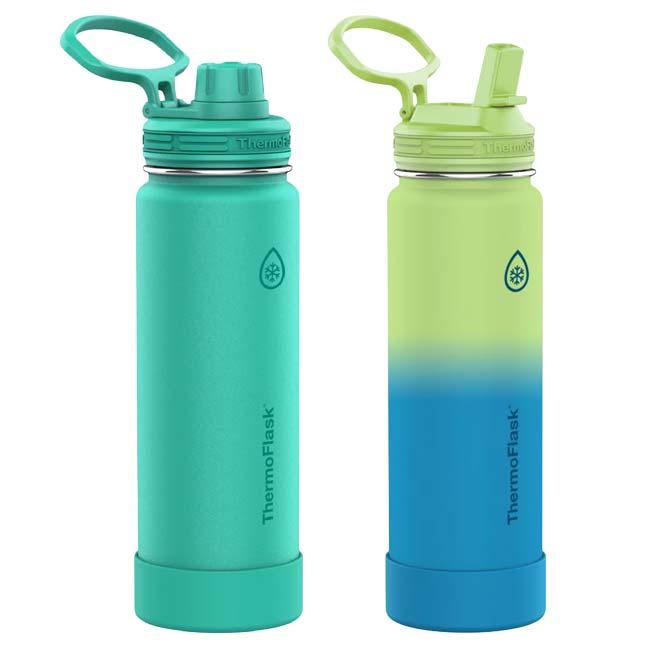 サーモフラスク(ThermoFlask) 真空断熱ステンレスボトル 携帯用まぼうびん ウォーターボトル 710ml(24oz) 2本セット QQ コストコ 1730866(26y7m) |  | 02