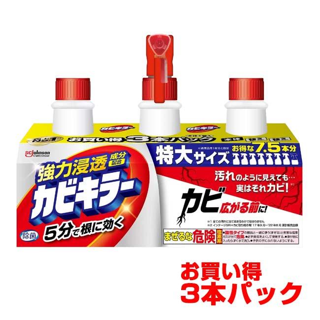 お買い得3本パック SCジョンソン(Sc Johnson) カビキラー 本体1000g＋替え1000g×2セット 強力浸透成分配合 除菌 QQ コストコ 592313(25y11m) | 
