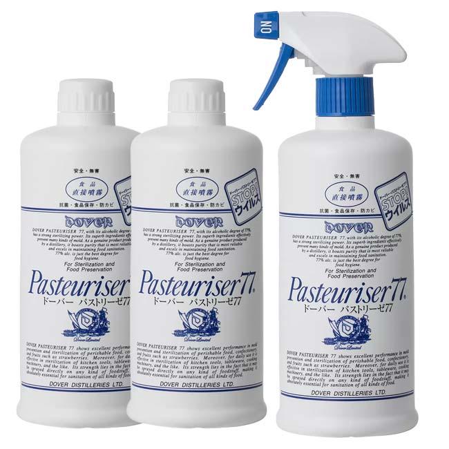 抗菌・防カビ 食品に直接使える  ドーバー(Dover) ドーバー パストリーゼ 77 本体500ml×1 替え500ml×2セット 緑茶カテキン配合 QQ コストコ 65777(24y6m) |  | 01
