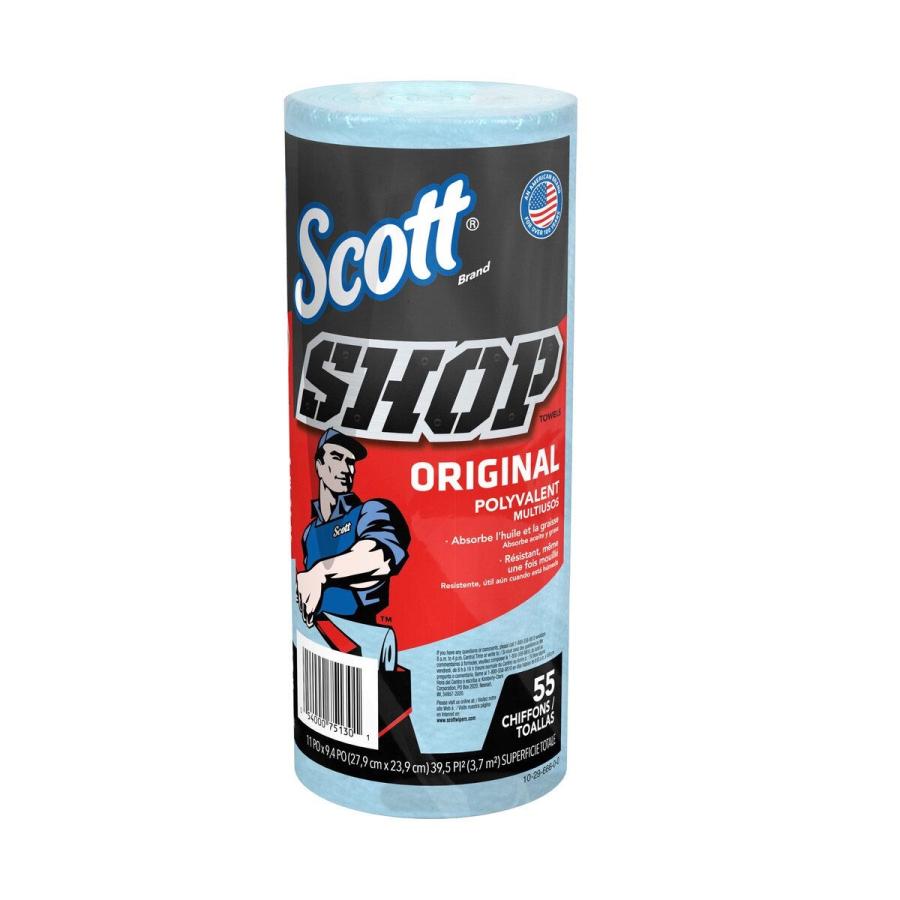 カーケア、キッチンの清掃に Scott(スコット) ショップタオル ブルー 55枚×10ロール ペーパータオル 1509965 コストコ(21y5m) |  | 01
