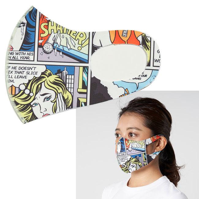 売切り終了！超特価  LOUDMOUTH(ラウドマウス) ユニセックス 3Dマスク 洗える水着素材マスク UVカット 990-703-1(20y12m) |  | 07