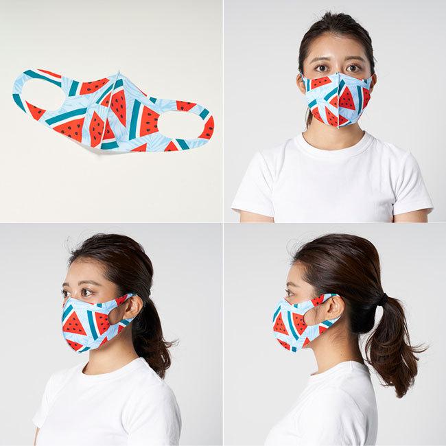 売切り終了！超特価  LOUDMOUTH(ラウドマウス) ユニセックス 3Dマスク 洗える水着素材マスク UVカット 990-703-1(20y12m) |  | 09