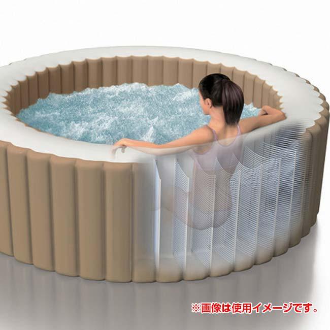 在庫処分特価 INTEX(インテックス) ピュアスパ バブルマッサージ 空気注入式 コンパクト収納 大人最大4名使用可能 28475J-サハラタン ジャグジー(23y11m) |  | 03