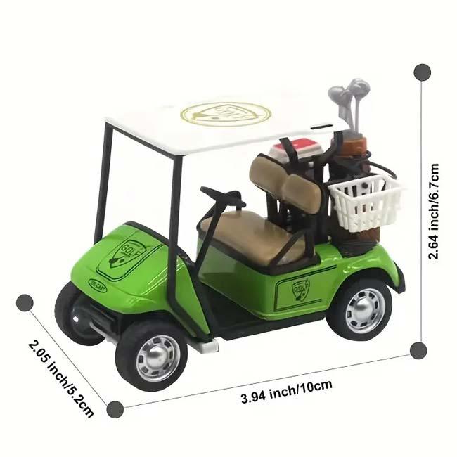ゴルフ好きさんへのプレゼントに、コレクションに  ゴルフカート ミニカー 1／36モデル プルバック可動 車のおもちゃ TN-1083(24y5m) |  | 12