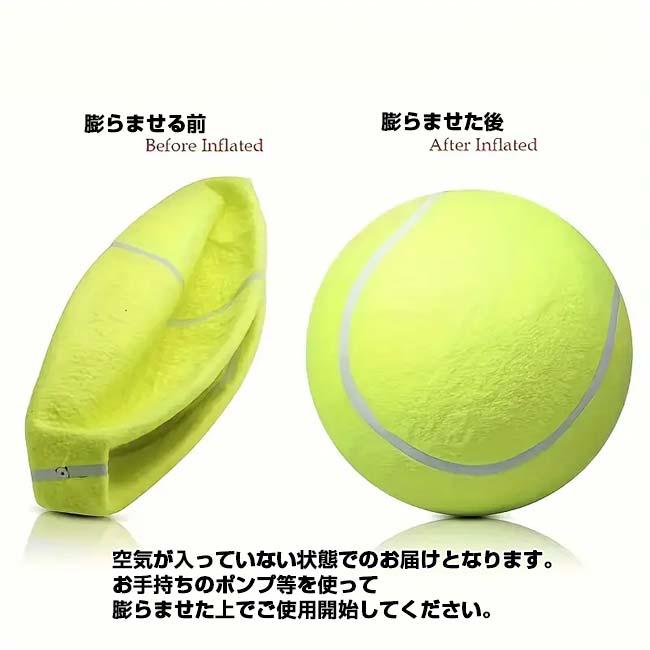 サインボールにも ペット用ビッグテニスボール ドッグトレーニング用