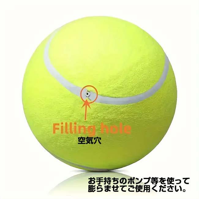サインボールにも ペット用ビッグテニスボール ドッグトレーニング用