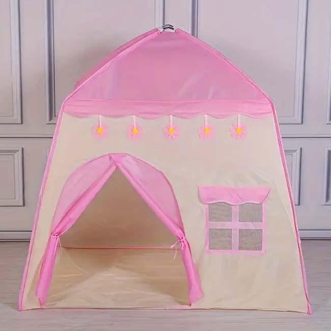 子どもの夢のお城 テントゲームハウス プレイフラワーキャッスル