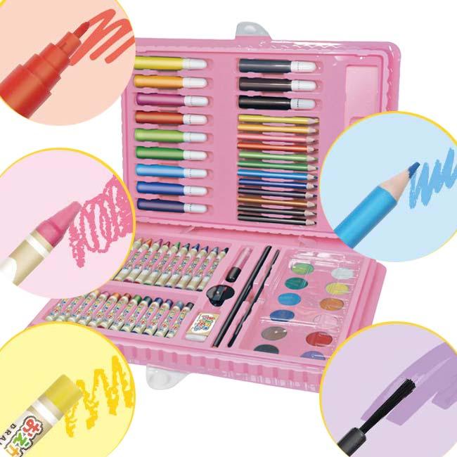 わくわく楽しく描いてみよう ハック(HAC) おえかきアートセット 68pcs