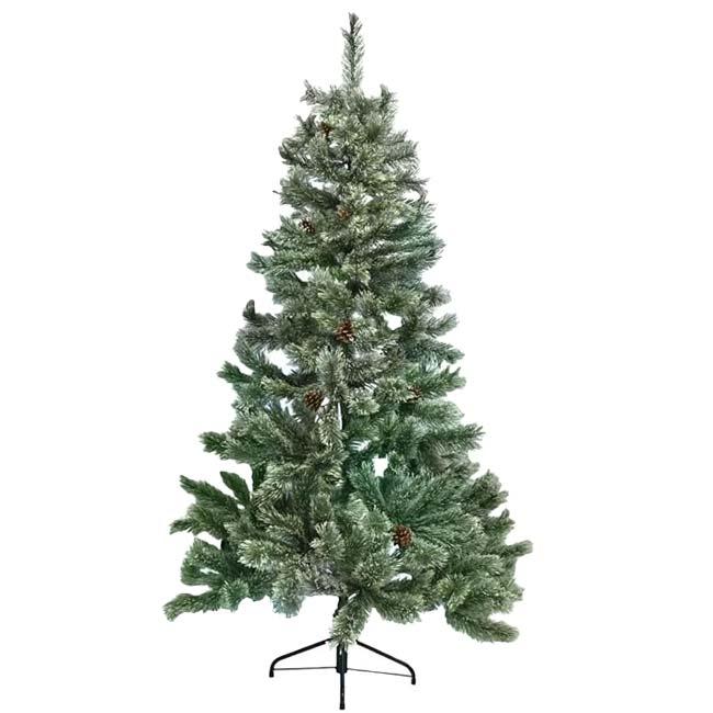 ハーフ シンプルでお洒落なツリー！ ハック(HAC) クラシックツリー アビエス・ハーフ 180cm 北欧風 省スペース オーナメントなし HAC2-0569(26y1m) |  | 01