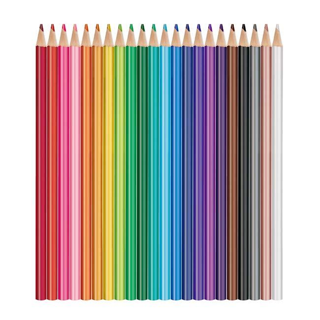 ぬりえやお絵描きに最適 ハック(HAC) 色えんぴつ 48本セット 充実