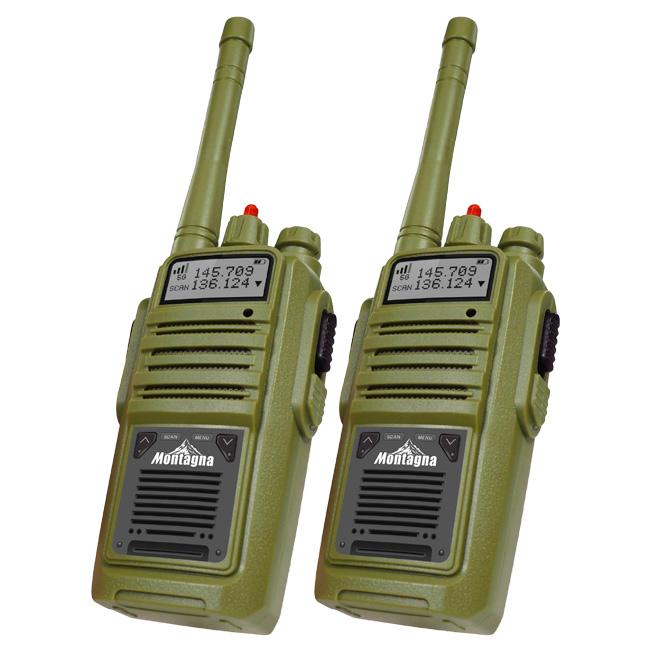混線しにくく話しやすい Montagna(モンターナ) トランシーバー