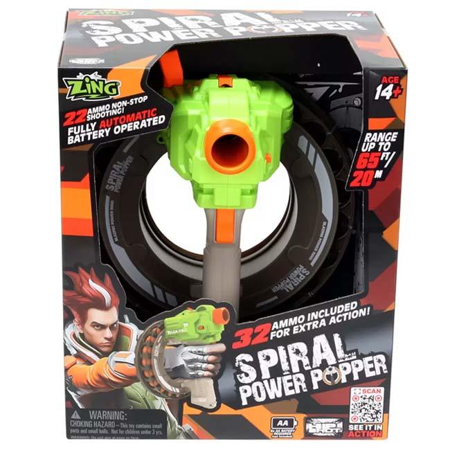 ジング(ZiNG) スパイラル パワー ポッパー 弾22発ノンストップ射撃