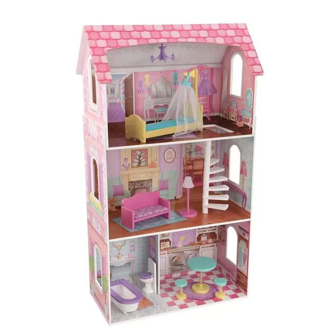 夢が詰まったおうちで遊ぼう キッドクラフト(KidKraft) ペネロペ ドールハウス ※お客様組立商品※ 65179(21y9m)コストコ