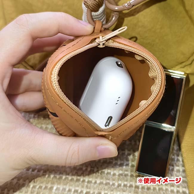 可愛いボール型の小物入れ ボール型 ファスナー付きポーチ シリコン製