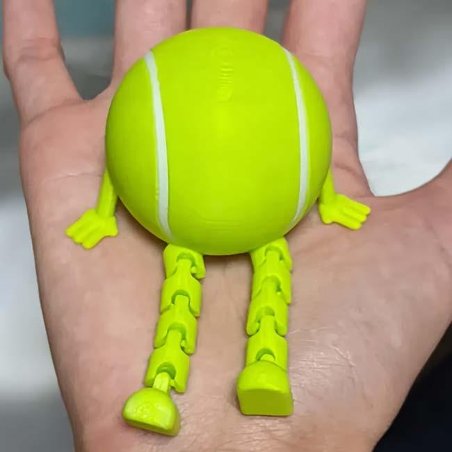 ボールマスコット テニスボール デスクトップオーナメント 2個組 おすわり キーホルダー TE939969 イエロー(26y2m) |  | 03