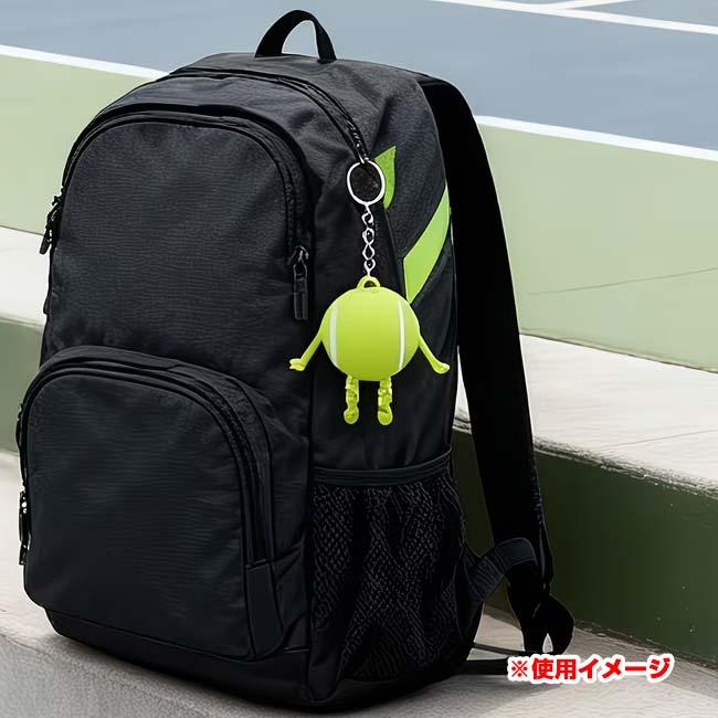 ボールマスコット テニスボール デスクトップオーナメント 2個組 おすわり キーホルダー TE939969 イエロー(26y2m) |  | 05