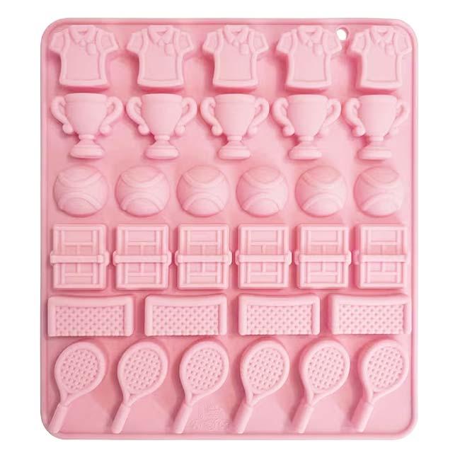 テニステーマ シリコンモールド シリコン型 32セル 手作りツール DIYジュエリー クラフト ソープ エポキシレジン 粘土用 TE939970(25y11m) |  | 04